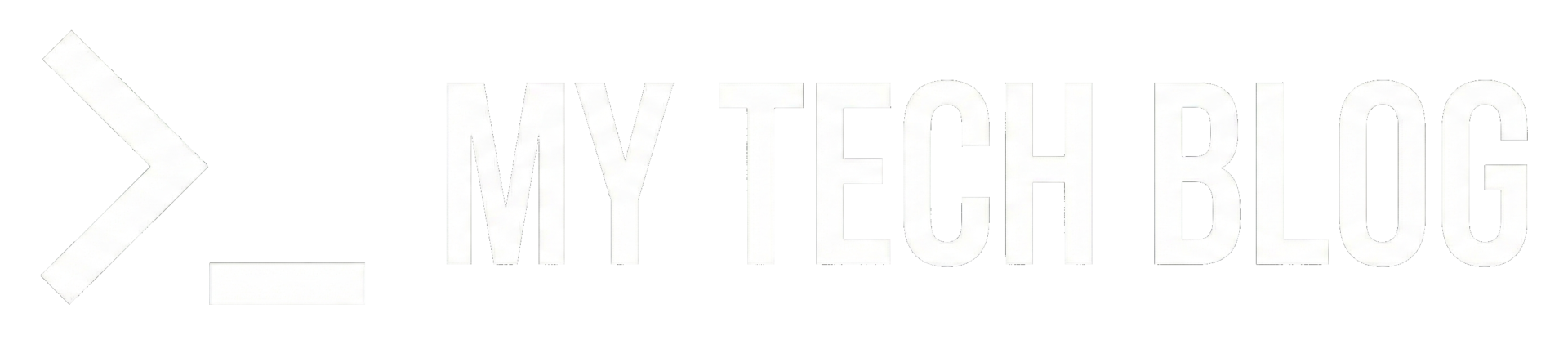 MY TECH BLOG