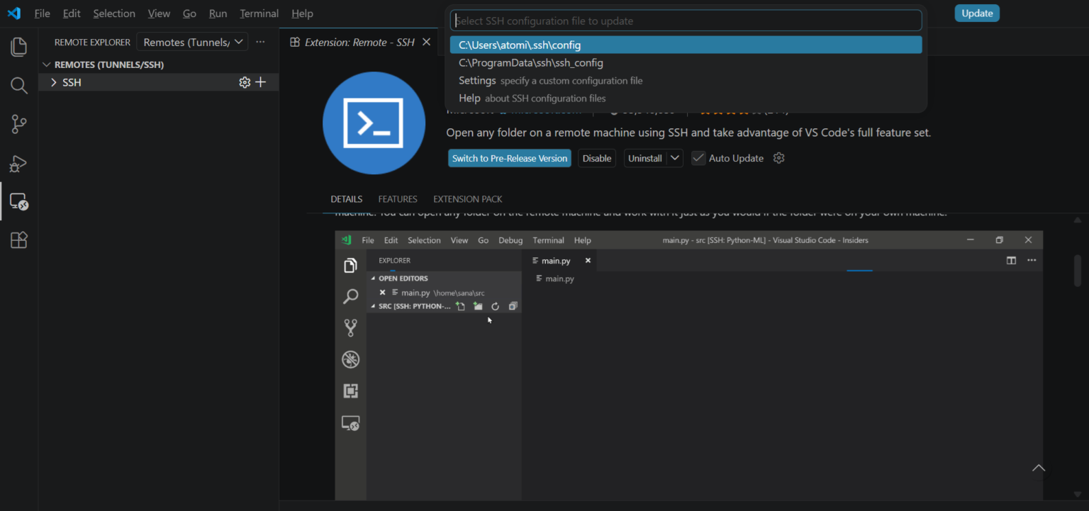 VS Code Remote-SSH でサーバーに接続する手順｜config と公開鍵認証 | MY TECH BLOG